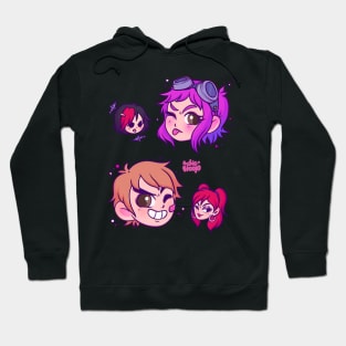 Scott Pilgrim Fanart by Anshiehoop Hoodie